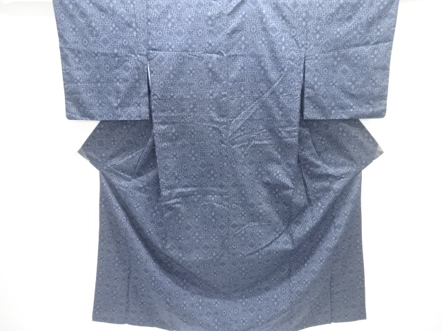 JAPANESE KIMONO / HANABISHI PATTERN WEAVING NISHIJIN DENSHO TSUMUGI KI